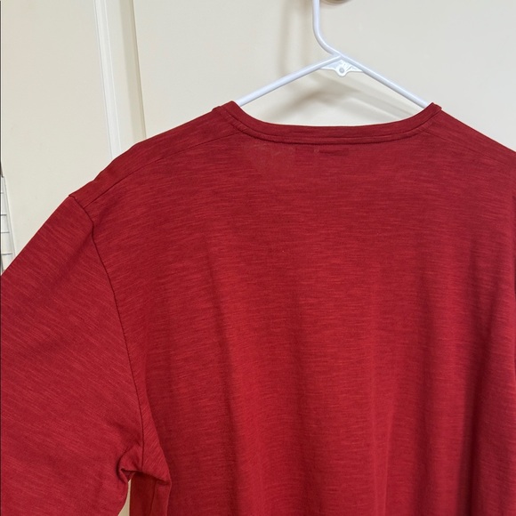 Hugo Boss Deep Red V-Neck Shirt - Picture 12 of 12